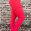 Vibe Clothing Company Red Leggings New Basics 2 Vibe Clothing Company Red Leggings New Basics