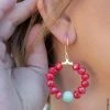 ViVi Liam Jewelry Red Rover Earrings