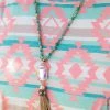 035 Saloon Hall Tassel Necklace