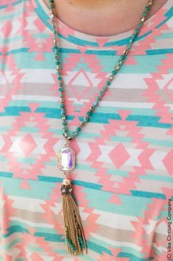 035 Saloon Hall Tassel Necklace