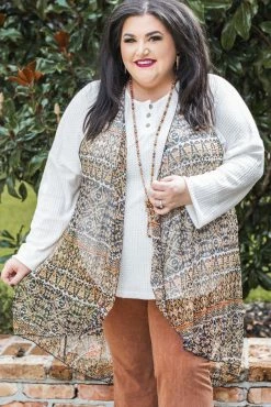 006 New Cardigans & Vests Season Serenade High Low Vest