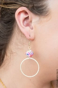 Vivi Liam New Jewelry Snow Ball Hoops