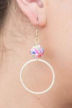Vivi Liam New Jewelry Snow Ball Hoops