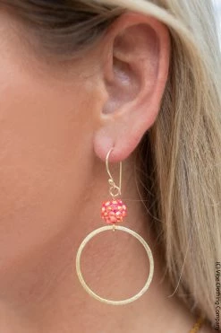 Vivi Liam New Jewelry Snow Ball Hoops