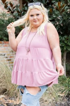 001 New Basics Spring Siesta Babydoll Tank