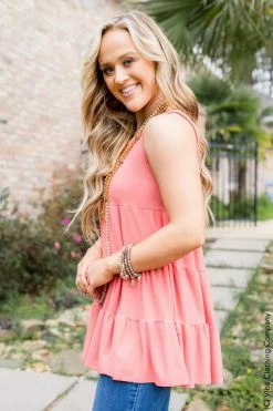 001 New Basics Spring Siesta Babydoll Tank