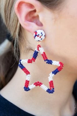 ViVi Liam Jewelry New Jewelry Stars Of Freedom Earrings