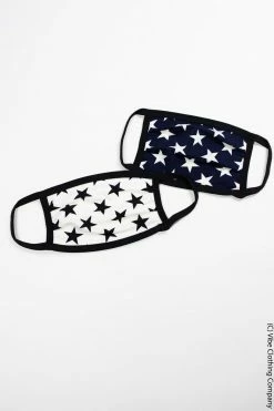 None New Arrivals Star Reusable Mask Bundle (2 Pack)