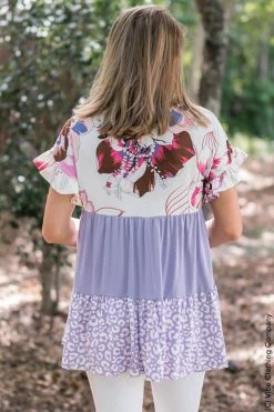 041 Summer Vacay Babydoll Top