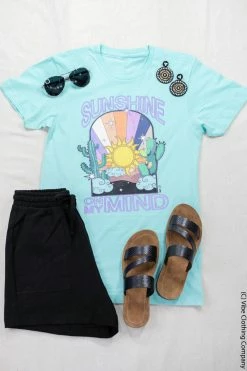 L&B Sunshine On My Mind Graphic Tee New Graphic Tees