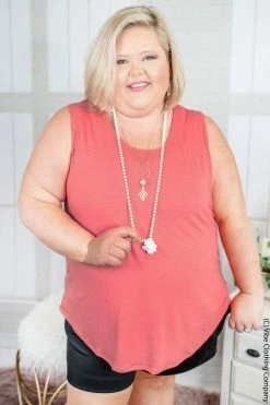 ShopBasic Tamelin Tank - Watermelon New Basics 13 ShopBasic Tamelin Tank - Watermelon New Basics