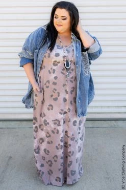 001 Welcome To The Jungle Leopard Maxi New Dresses