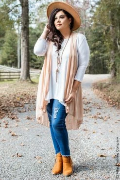 Vibe Clothing Company Vibe High Low Vest - Solid