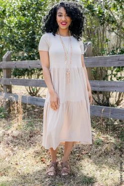 001 Tiered Midi Maxi Dresses New Dresses