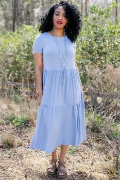 001 Tiered Midi Maxi Dresses New Dresses