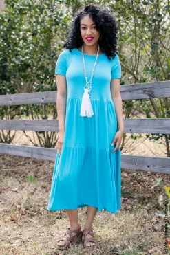 001 Tiered Midi Maxi Dresses New Dresses