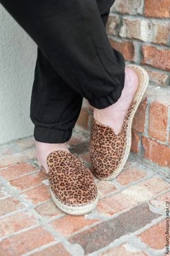 Corkys Taffy Toffee Leopard Slides New Shoes