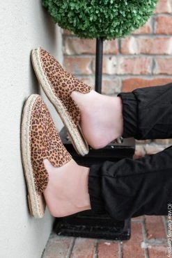 Corkys Taffy Toffee Leopard Slides New Shoes