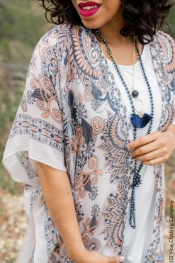 003 New Cardigans & Vests Trending Tranquility Kimono