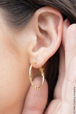 023 Twist Of Fate Earrings - Gold New Jewelry