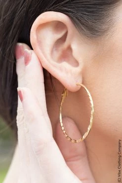 023 Twist Of Fate Earrings - Gold New Jewelry