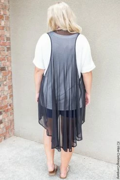 Vibe Clothing Company Vibe High Low Vest - Solid