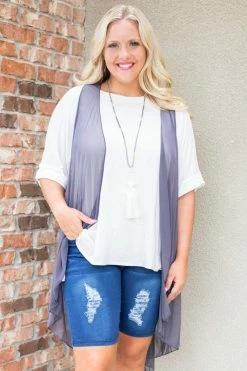 Vibe Clothing Company Vibe High Low Vest - Solid