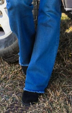 Vibe Clothing Company Wyatt Flares-Distressed Hem