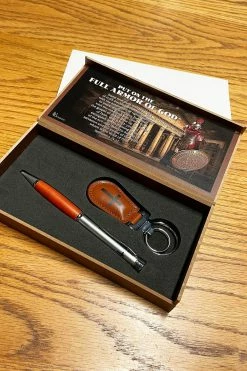 047 Armor Of God Pen & Key Ring Gift Set Father's Day