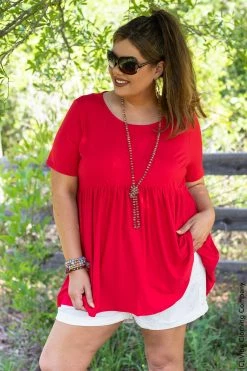 001 Beautiful Dreamer Babydoll Top New Basics