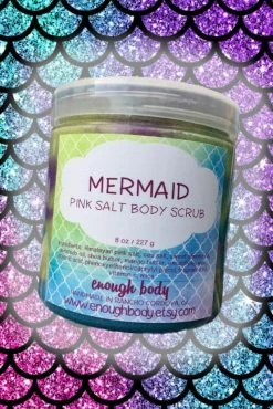 Vibe Clothing Company Mermaid Pink Salt Body Scrub