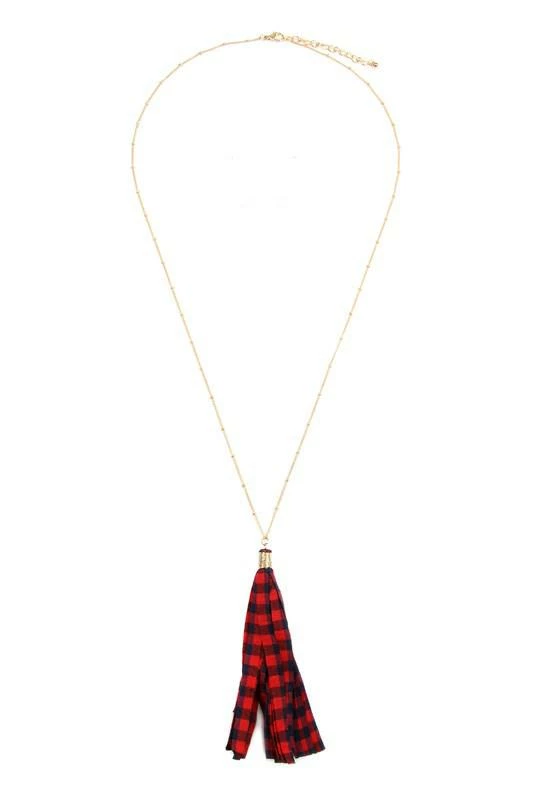 ViVi Liam Jewelry Buffalo Plaid Necklace New Jewelry 9 ViVi Liam Jewelry Buffalo Plaid Necklace New Jewelry