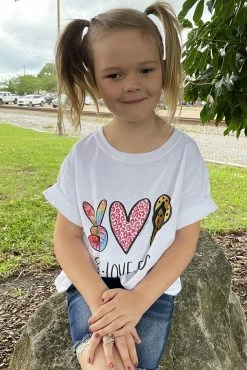 Mark Tee New Graphic Tees Peace Love FLIP FLOPS Graphic Tee - Youth 8 Mark Tee New Graphic Tees Peace Love FLIP FLOPS Graphic Tee - Youth