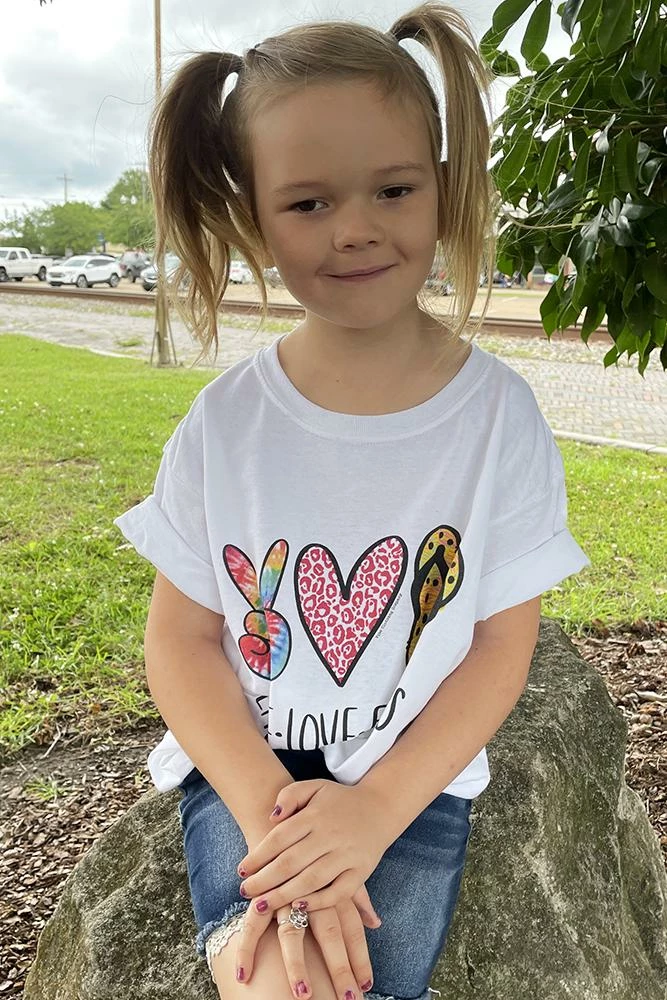 Mark Tee New Graphic Tees Peace Love FLIP FLOPS Graphic Tee - Youth 5 Mark Tee New Graphic Tees Peace Love FLIP FLOPS Graphic Tee - Youth