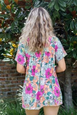 056 Flower Power Top