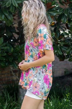 056 Flower Power Top