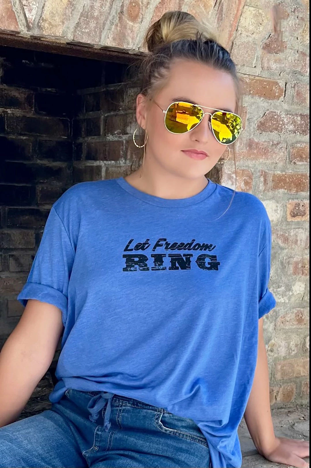 Custom Tee Let Freedom Ring Graphic Tee 4 Custom Tee Let Freedom Ring Graphic Tee