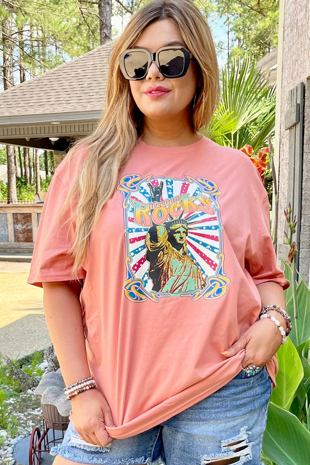 Custom Tees New Graphic Tees Freedom Rocks Graphic Tee 4 Custom Tees New Graphic Tees Freedom Rocks Graphic Tee