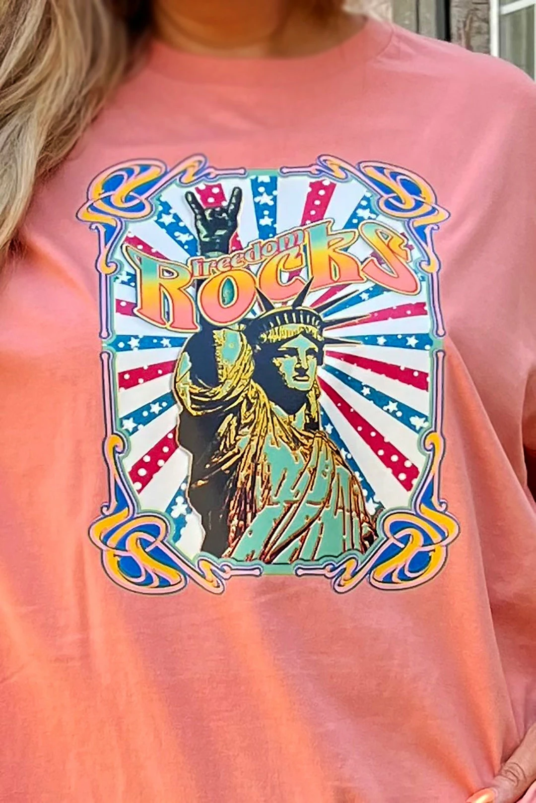 Custom Tees New Graphic Tees Freedom Rocks Graphic Tee 3 Custom Tees New Graphic Tees Freedom Rocks Graphic Tee