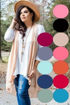 Vibe Clothing Company Vibe High Low Vest - Solid