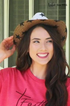 Vibe Clothing Company Red, White & Blue Collection Lone Star Hat