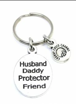 053 Husband Daddy Key Ring Father's Day
