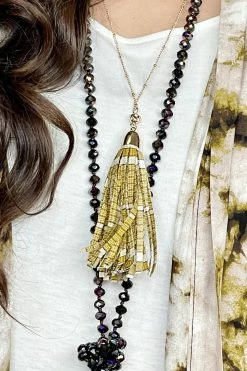 ViVi Liam Jewelry Buffalo Plaid Necklace New Jewelry