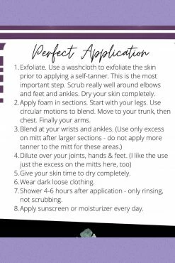 030 Ultra Violet Dark Sunless Tanner + Mitt New Arrivals