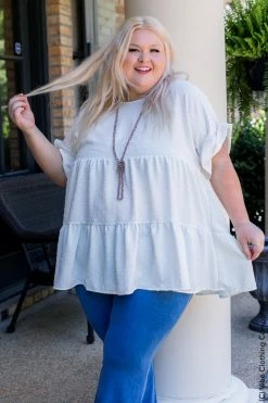 006 New Tops Sweet Summer Love Top - White