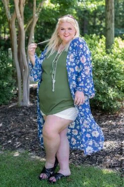 024 Cool Water Flowers Kimono 13 024 Cool Water Flowers Kimono