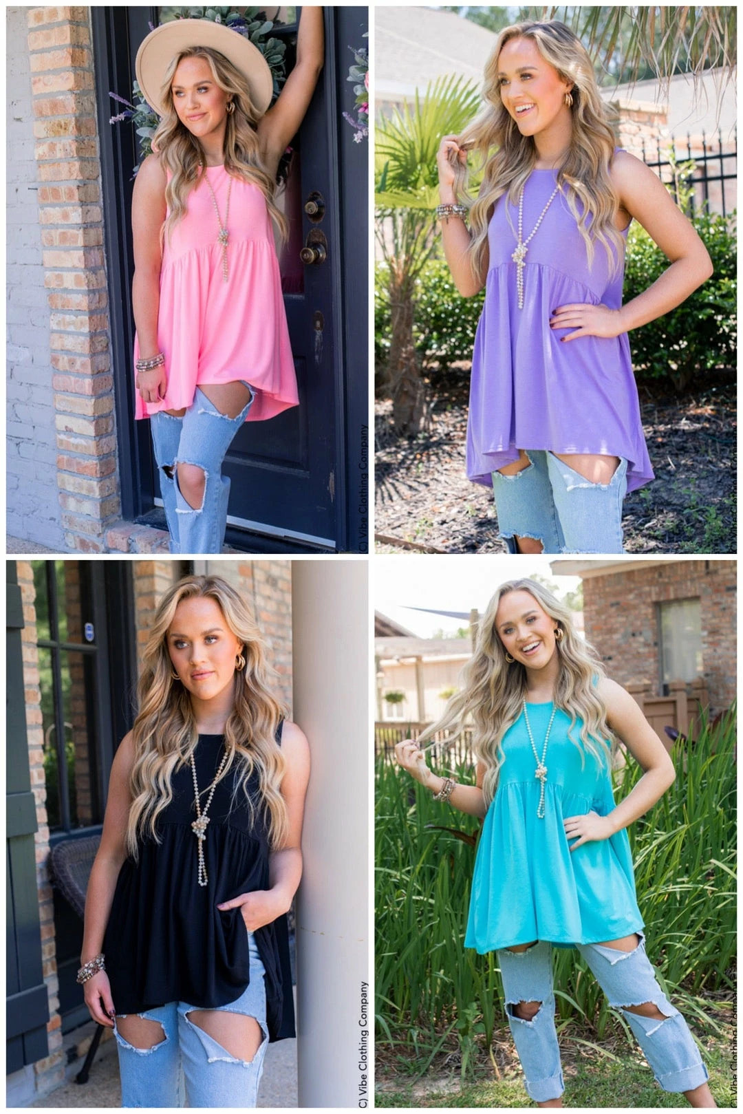 001 Sun & Fun Babydoll Tank 3 001 Sun & Fun Babydoll Tank