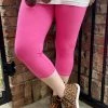 2ne1 Fuchsia Cropped Leggings New Basics