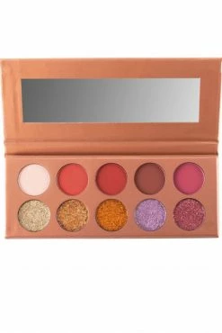Beauty Creations Rose Gold Glitter Eyeshadow Palette