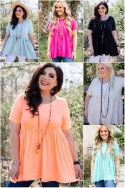 001 Beautiful Dreamer Babydoll Top New Basics